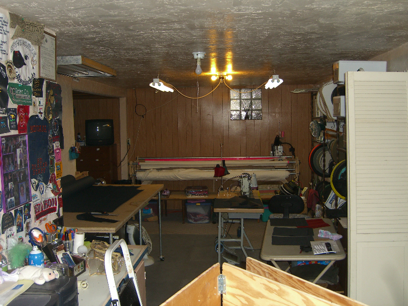 Quilting Frame All tucked away